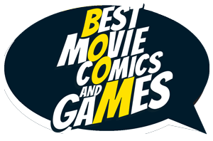 Best Movie Comics and Games Logo